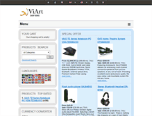 Tablet Screenshot of demo-shop.viart.com